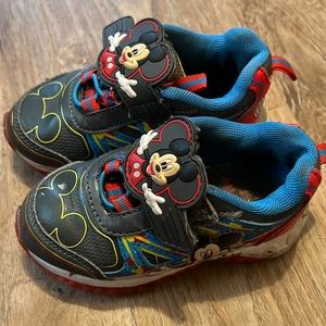 Mickey Mouse Toddler Shoes Size 7